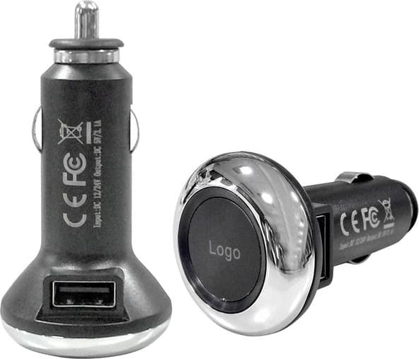 Auto lādētājs, 2x USB, 5V DC