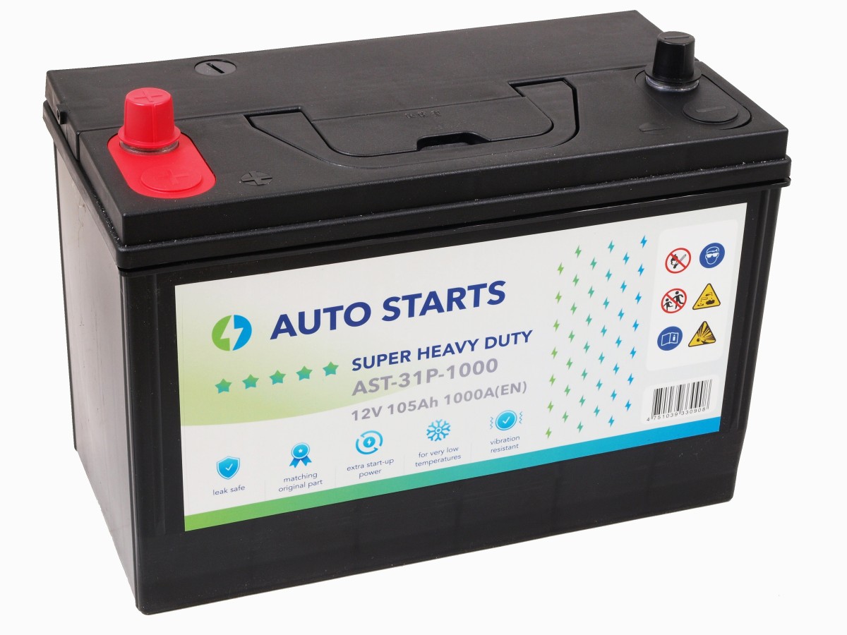 AUTO STARTS 12V 105Ah 1000A(EN) (605102