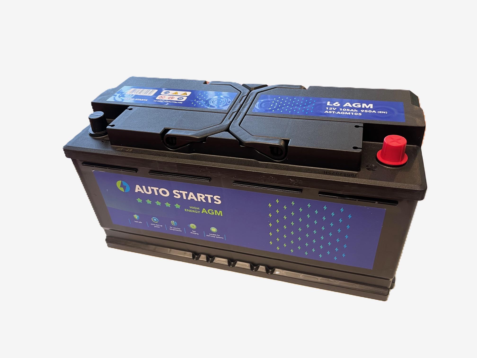 AUTO STARTS HIGH ENERGY AGM 12V