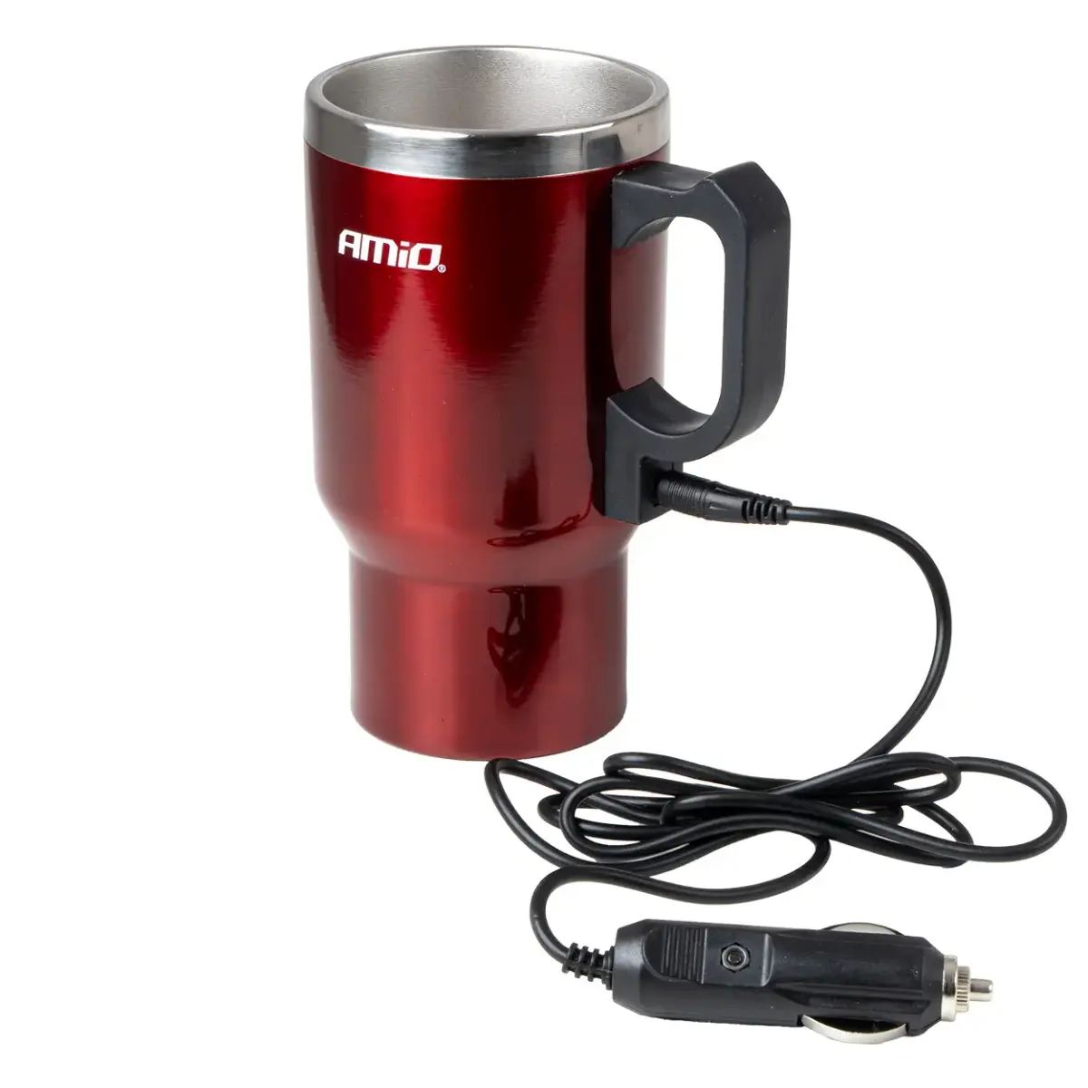 AMIO Auto tējkanna/krūze 450 ml, sarkana