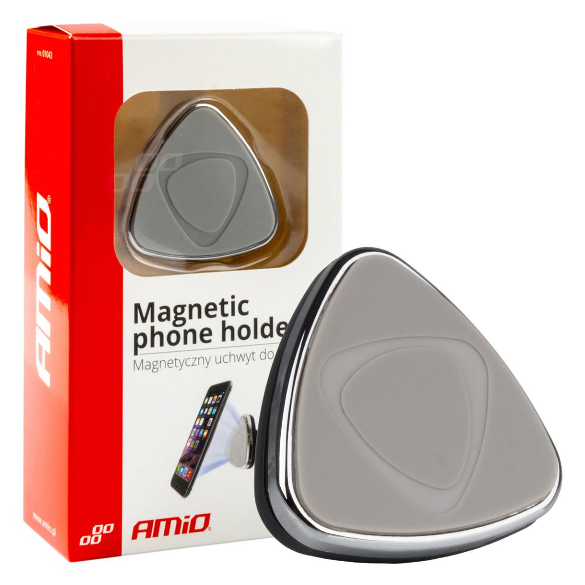 AMIO Auto telefona turētājs Magnetic phone