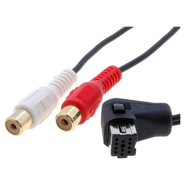 4CARMEDIA Aux adapter; RCA; Pioneer |