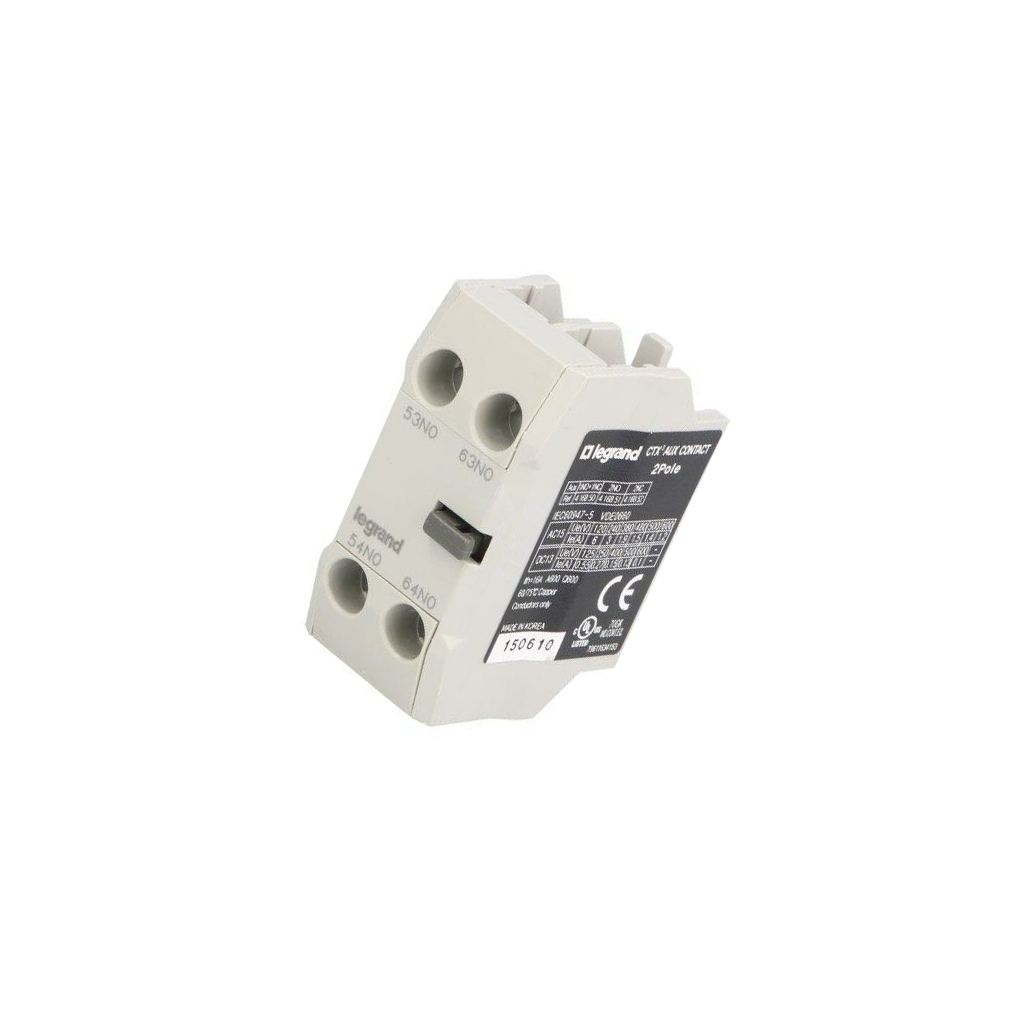 LEGRAND Auxiliary contacts; screw terminals; front
