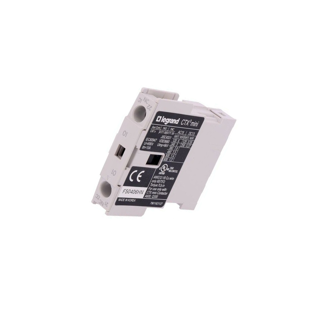 LEGRAND Auxiliary contacts; screw terminals; side