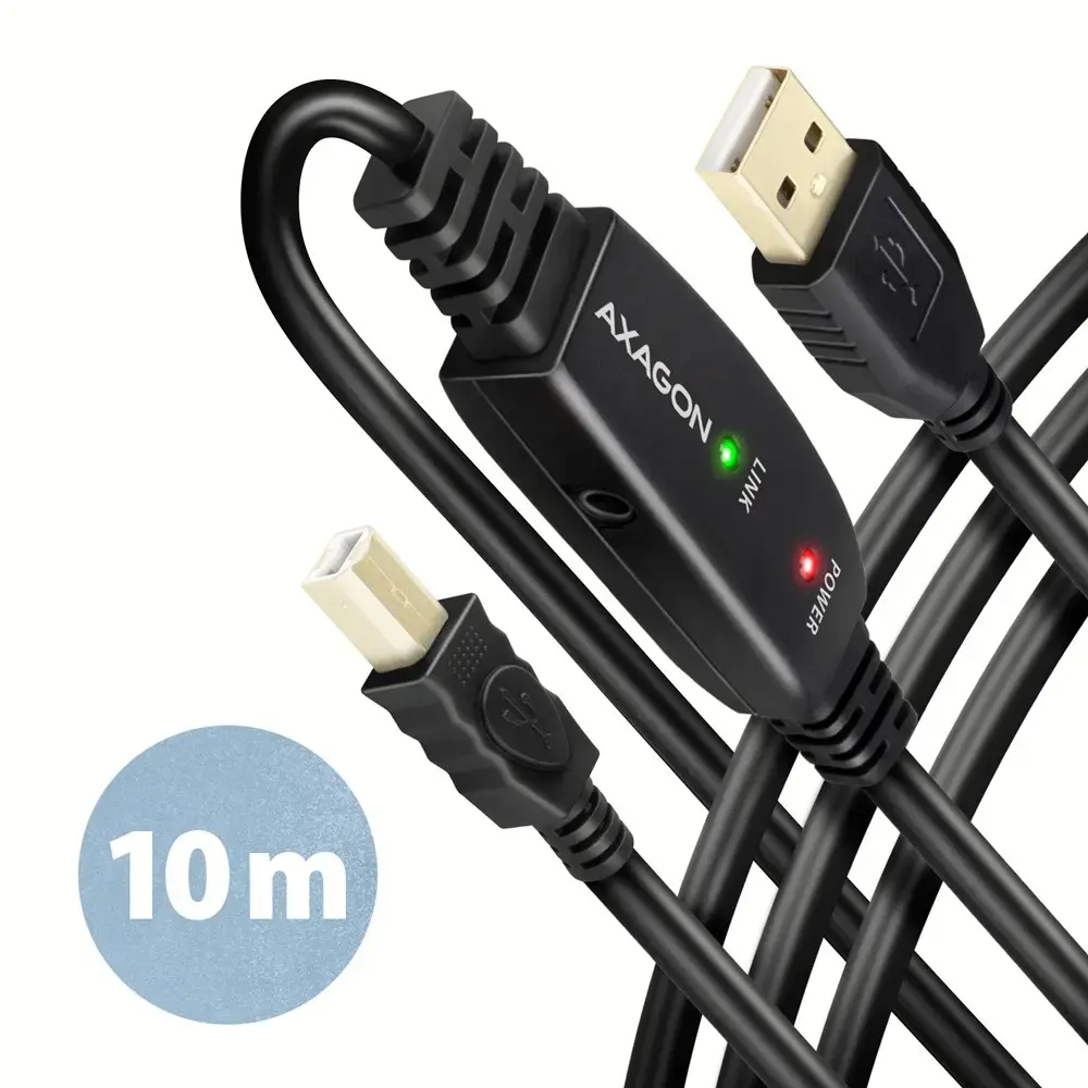 AXAGON | USB repeater cable, 10