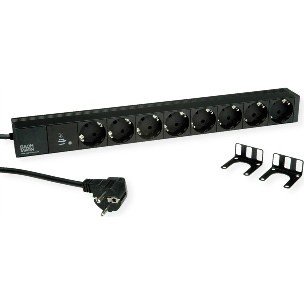 Bachmann 19" 1U 8xCEE7/3 sw 1xSPD-Plus