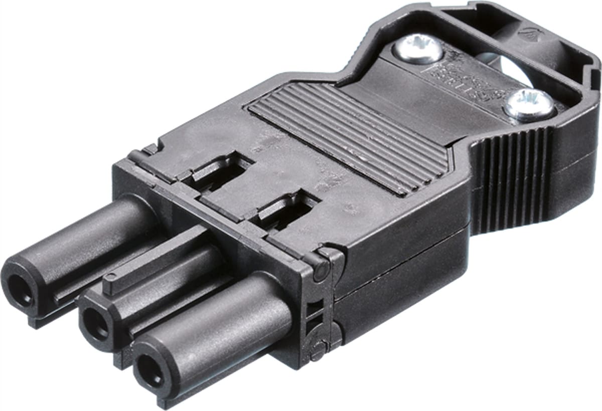 Bachmann appliance coupler GST18/3 black |