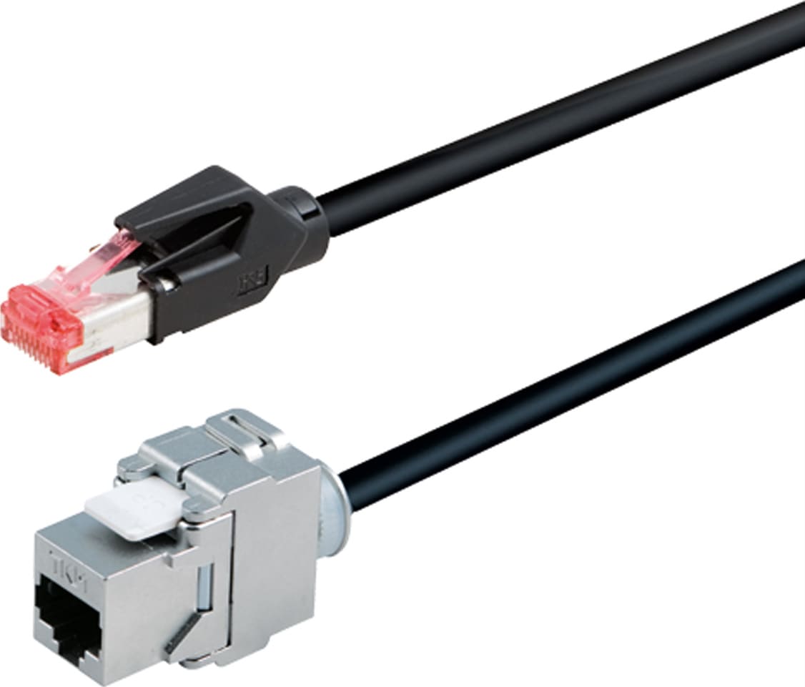 Bachmann CAT6A RJ45 cable 5m socket