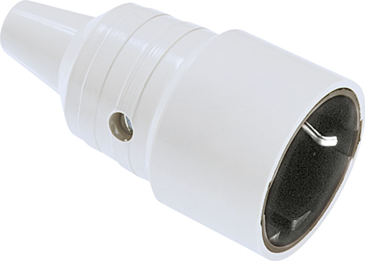 Bachmann earthing contact coupling, grey mountable