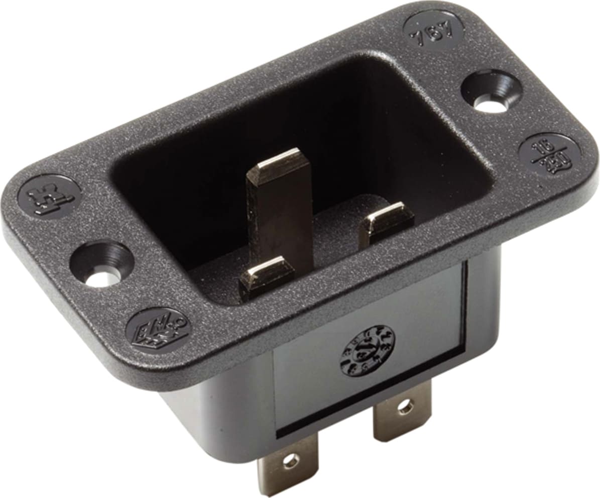 Bachmann IEC320 C20 appliance inlet plug