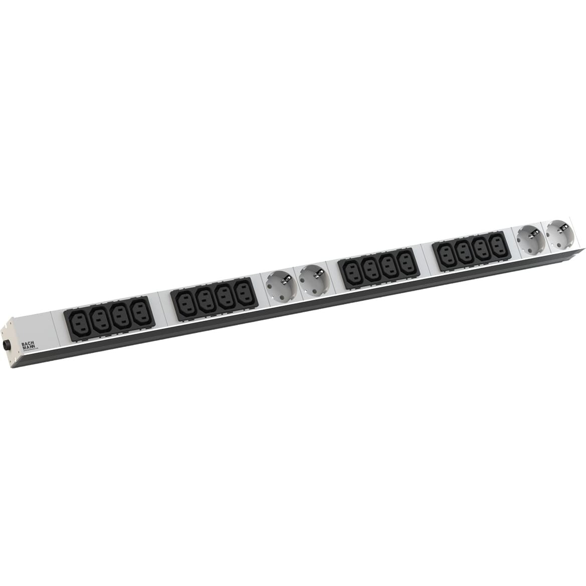 Bachmann IT PDU ALU 1U 16x