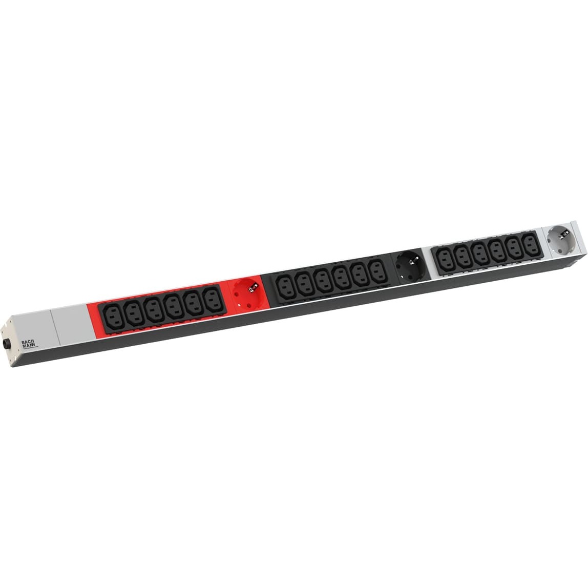 Bachmann IT PDU ALU 1U 18x