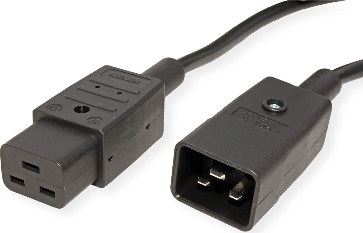 Bachmann mains cable IEC320/C19-C20 16A/250V IEC
