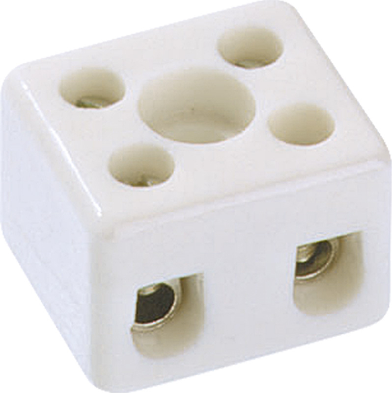 Bachmann Porzellanklemme bis 2,50mm² 2-polig