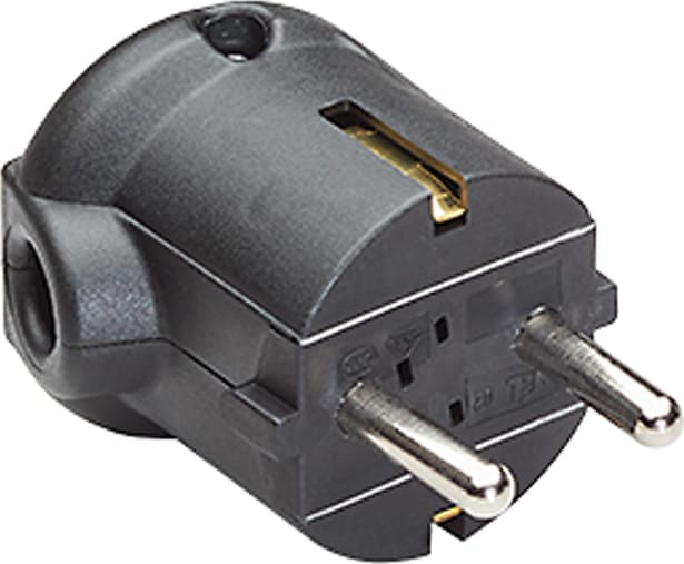 Bachmann safety plug, black unbreakable, mountable