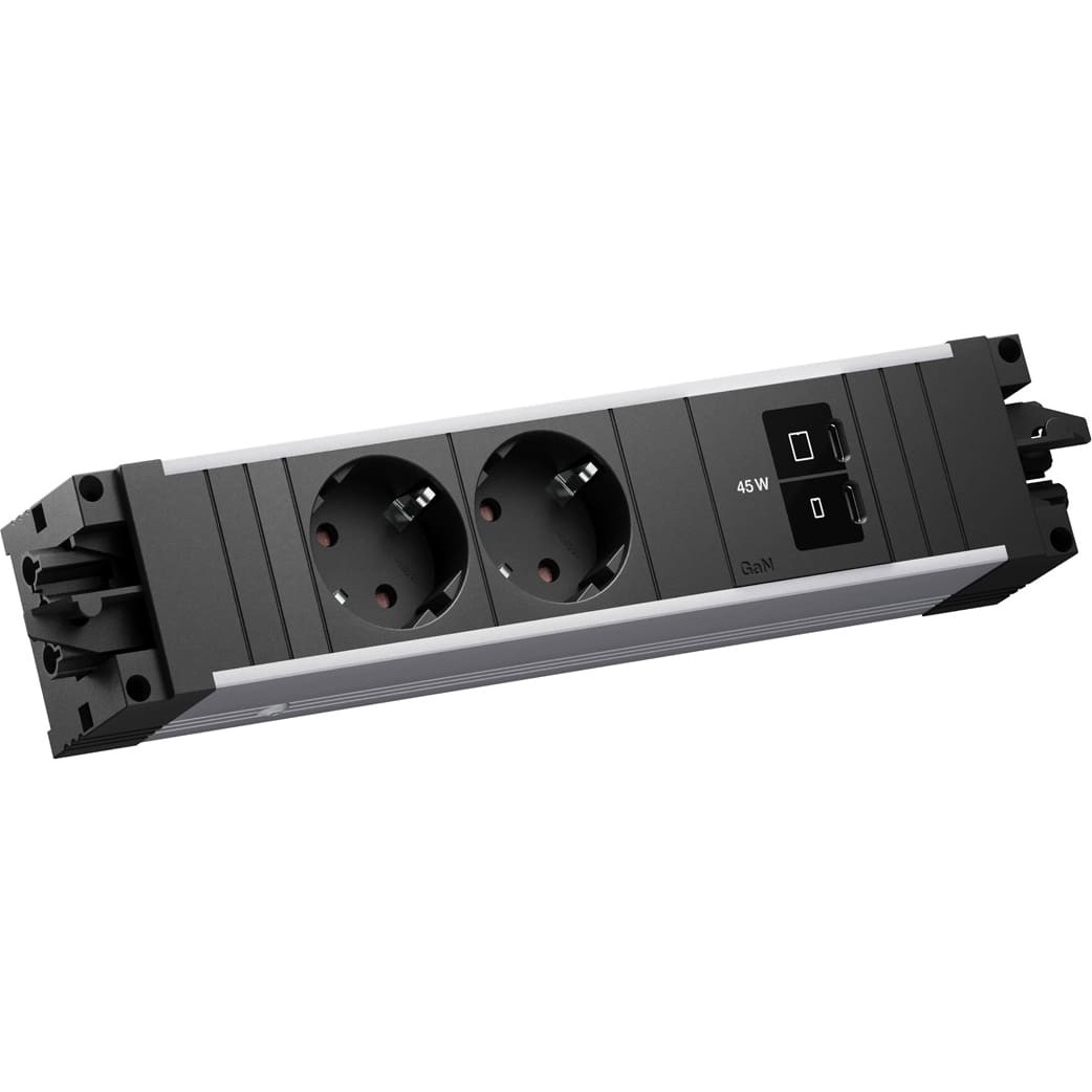 Bachmann STEP ALU 2xCEE7/3, 1x USB