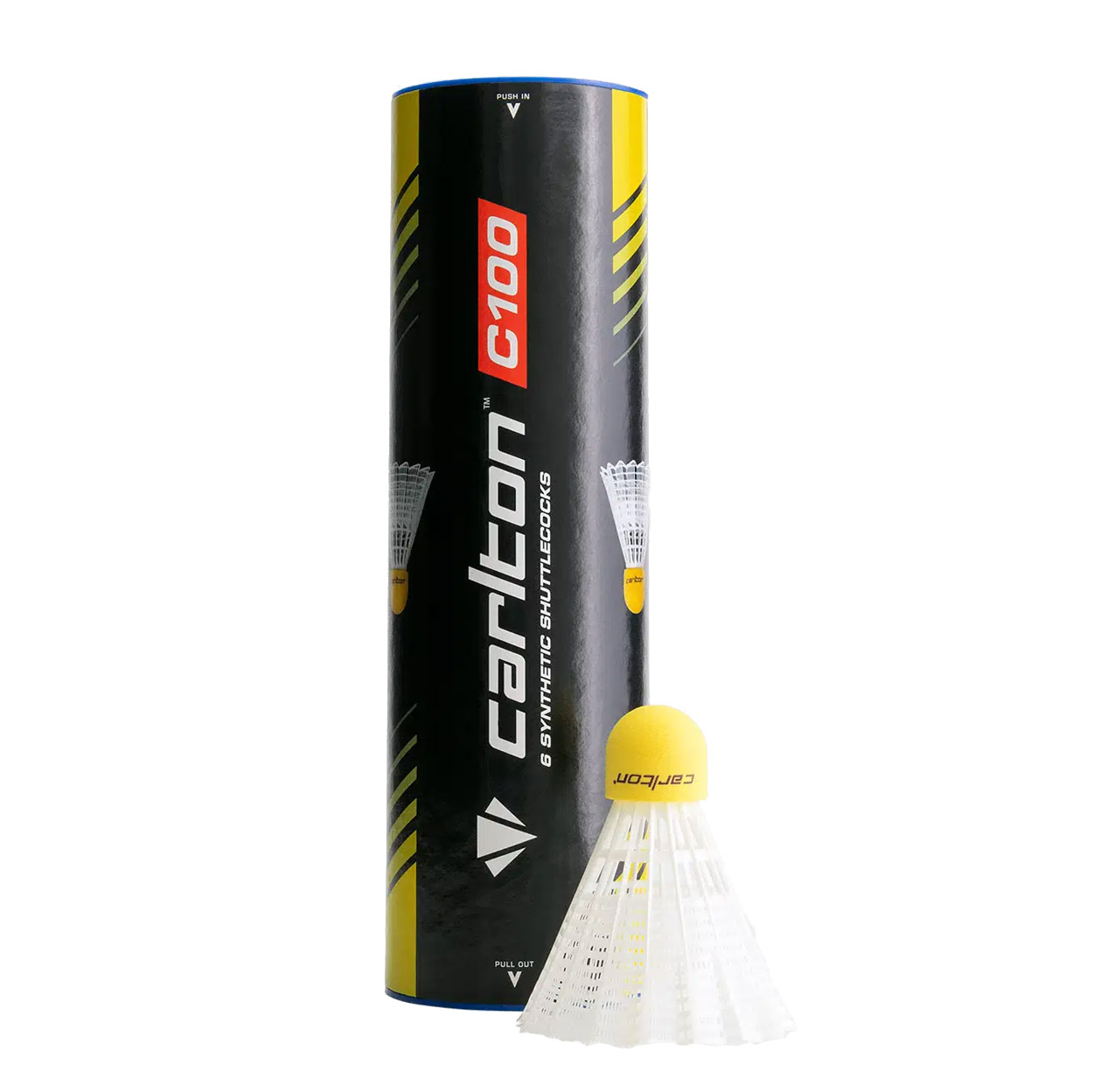 Badminton shuttles Carlton C100 medium, 6pcs
