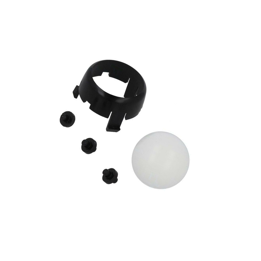 Ball casters; Kit: ball,housing; black