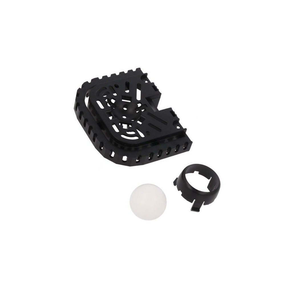 Ball casters; Kit: ball,housing; white