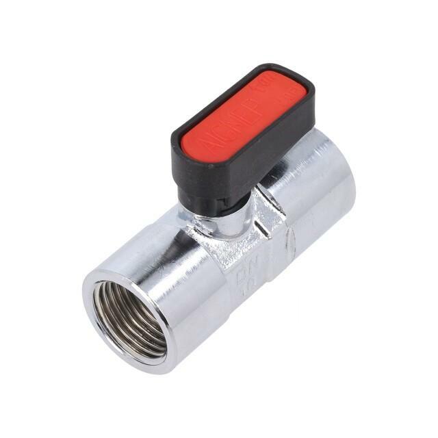 PNEUMAT Ball valve; max.20bar; nickel