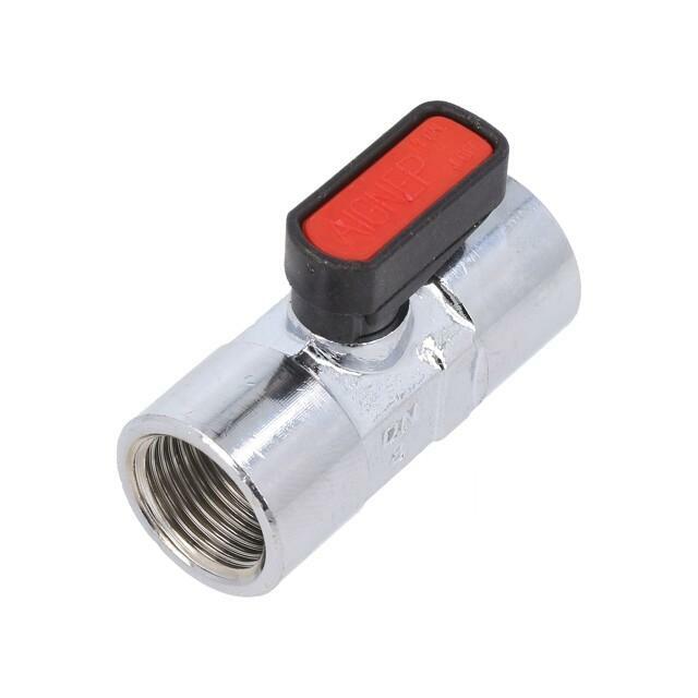 PNEUMAT Ball valve; max.20bar; nickel