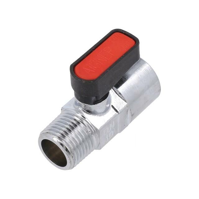PNEUMAT Ball valve; max.20bar; nickel