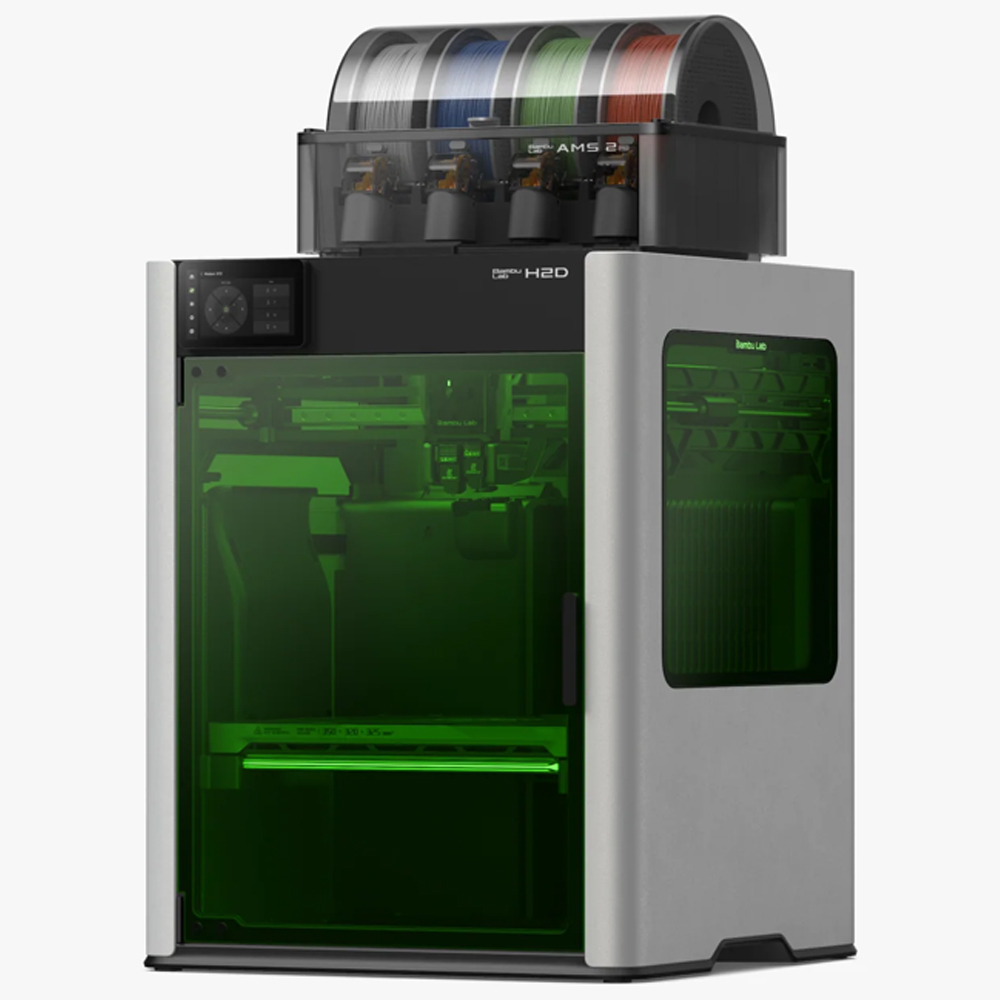 BambuLab H2D 10W lāzera Combo 3D