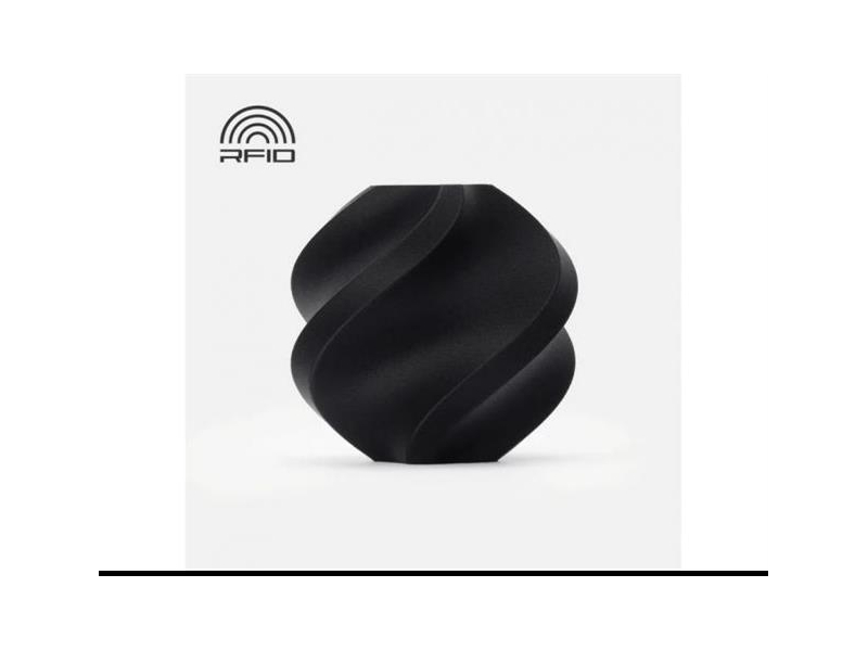 BambuLab PLA-CF Black (14100) materiāla spole