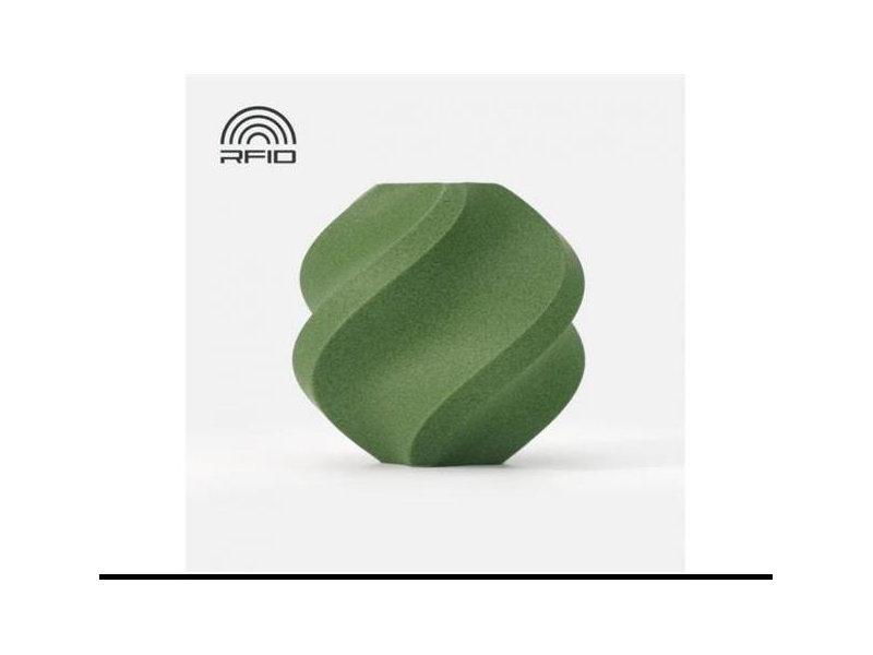 BambuLab PLA-CF Matcha Green (14500) materiāla