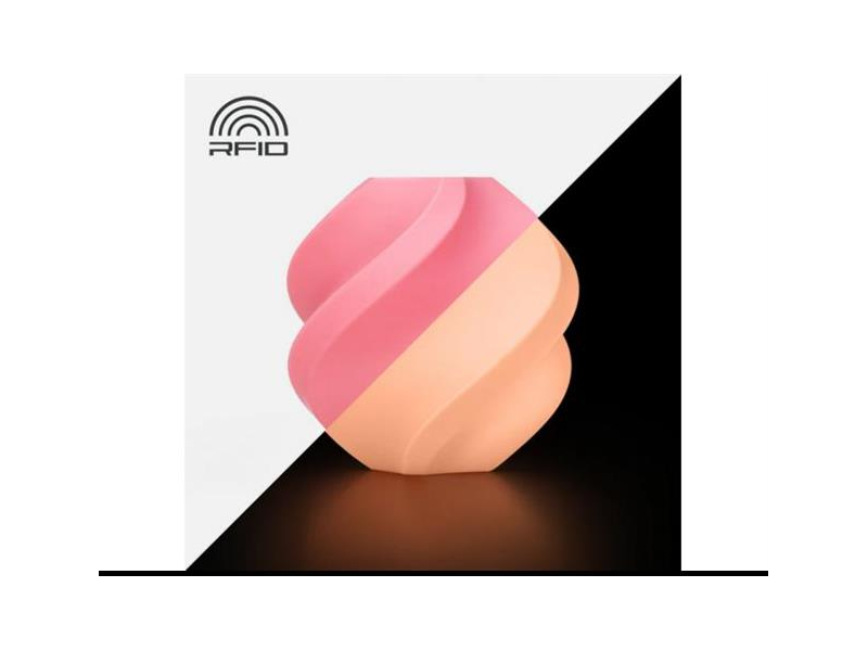 BambuLab PLA Glow Pink (15200) materiāla