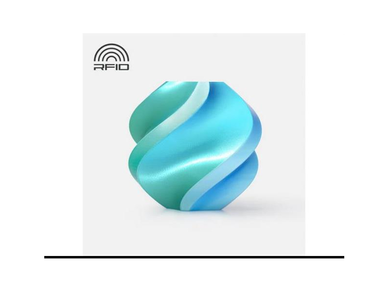 BambuLab PLA Silk DUAL Blue Hawaii