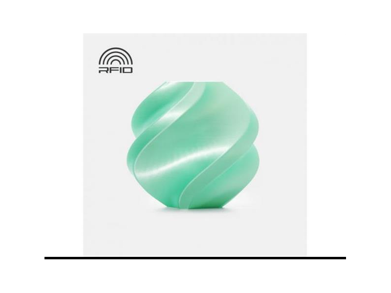 BambuLab PLA Silk+ Mint (13507) materiāla