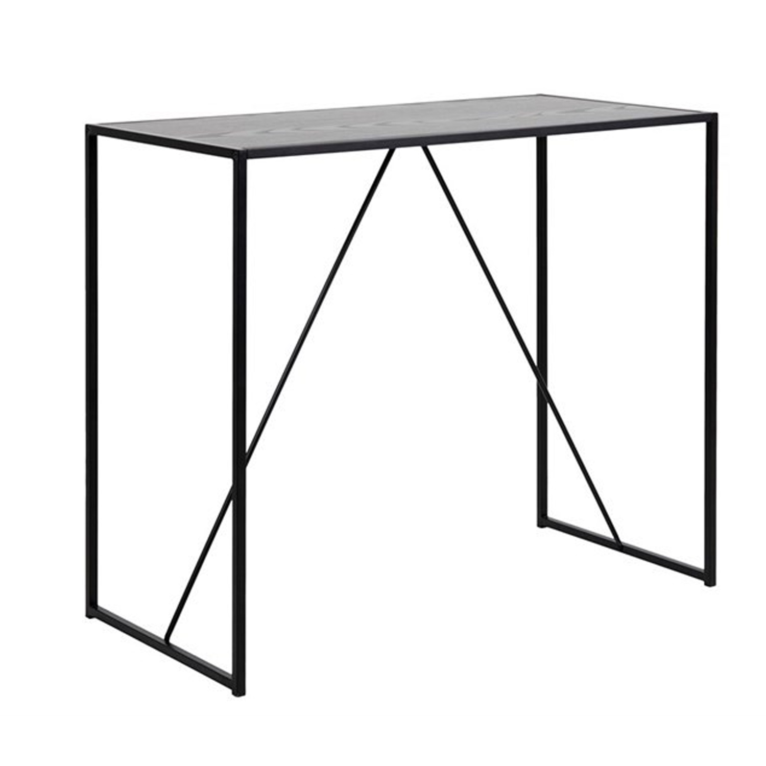 Bāra galds SEAFORD 120x60xH105cm, melns |
