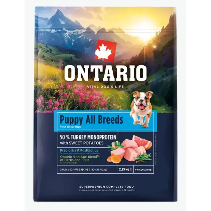Barība kucēniem – Ontario Puppy and