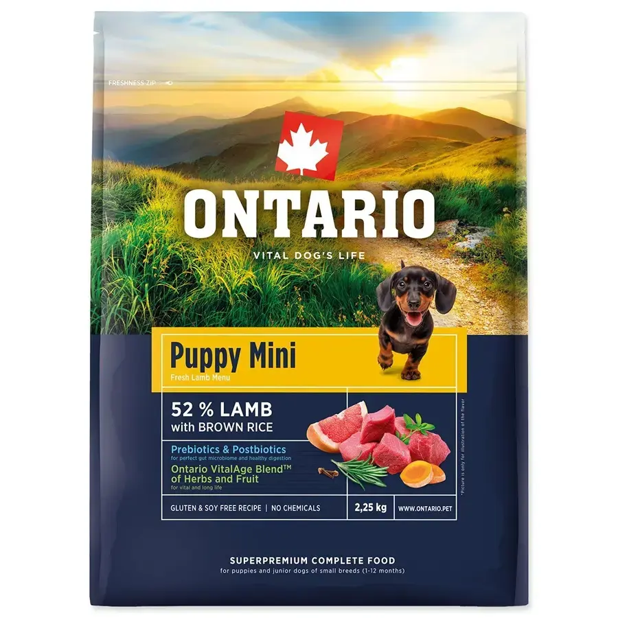 Barība kucēniem – Ontario Puppy Mini
