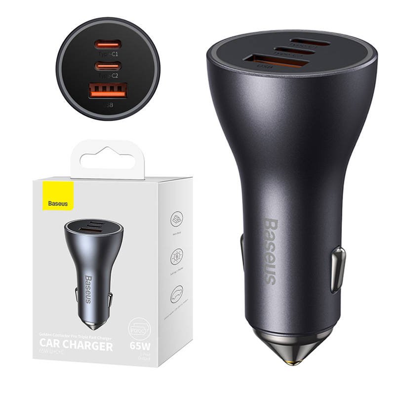 Baseus Auto Lādētājs / 65W |