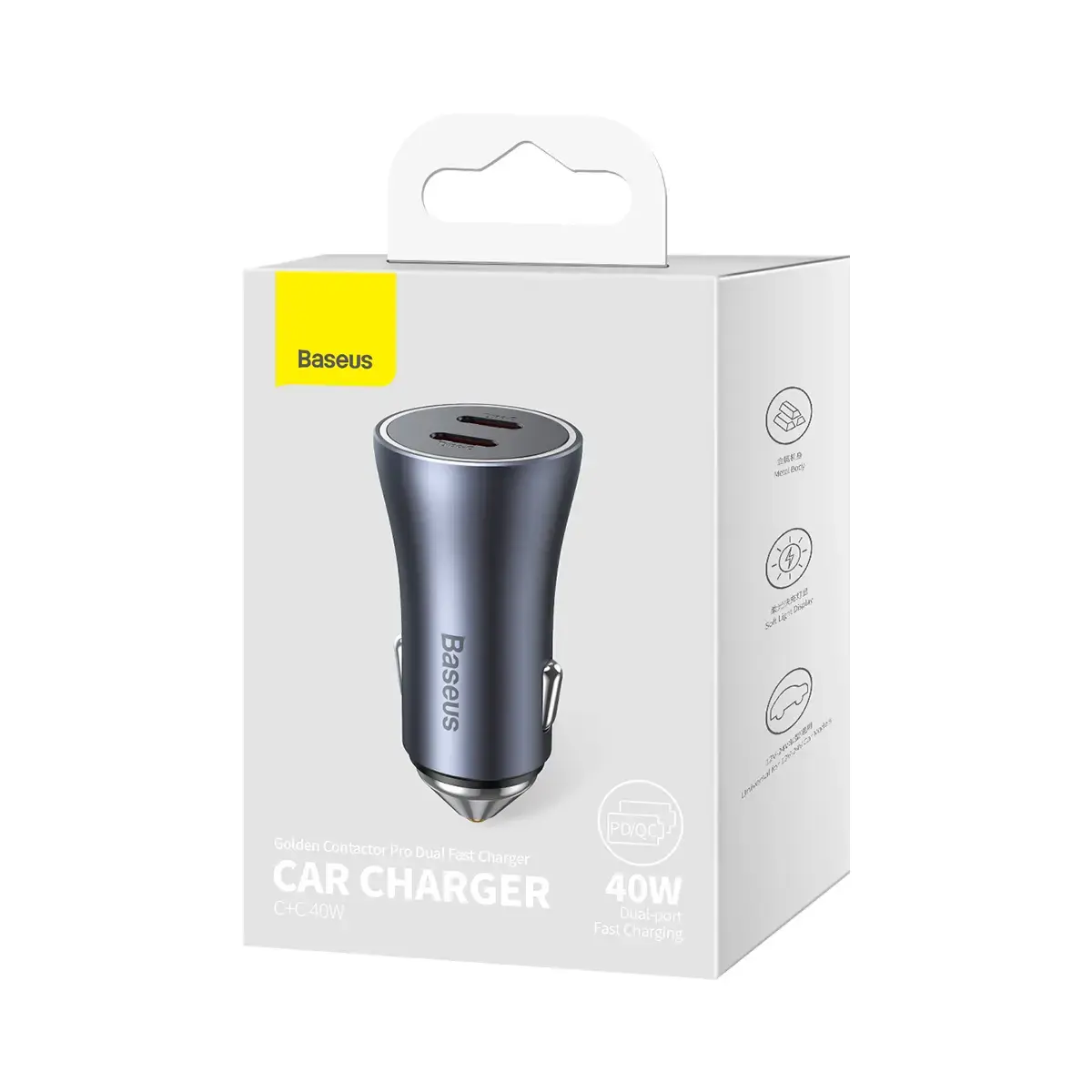 Baseus Golden Contactor Pro car charger