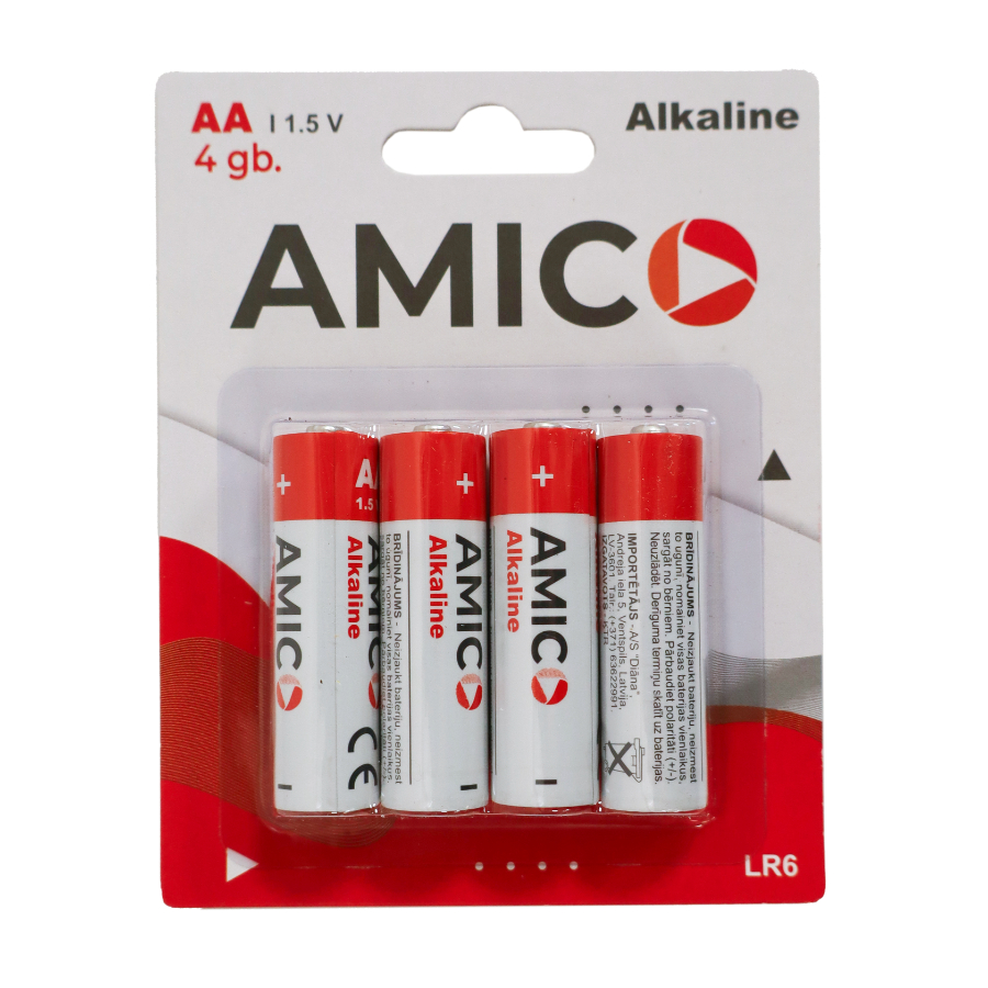 Baterija AA 4gb Amico | 4750959141786