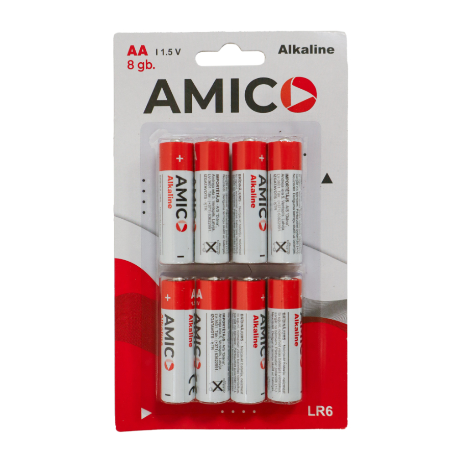 Baterija AA 8gb Amico | 4750959141823