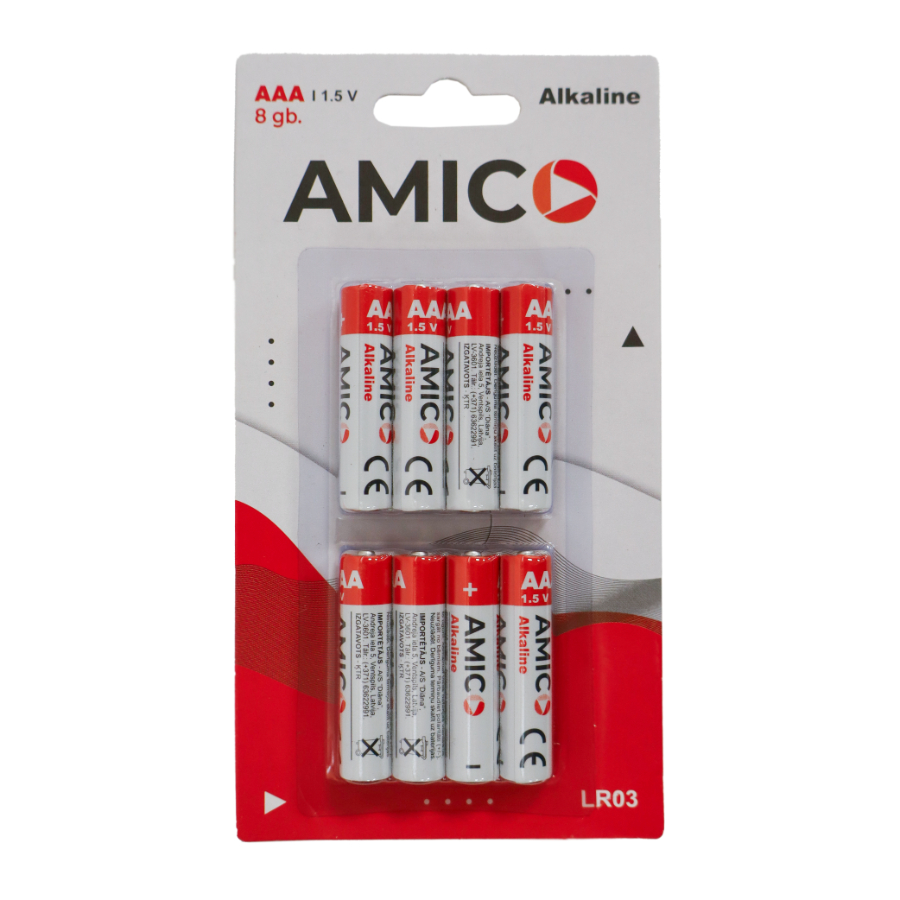 Baterija AAA 8gb Amico | 4750959141830