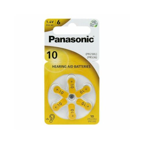 Baterija dzirdes aparātiem Panasonic PR70 (A10