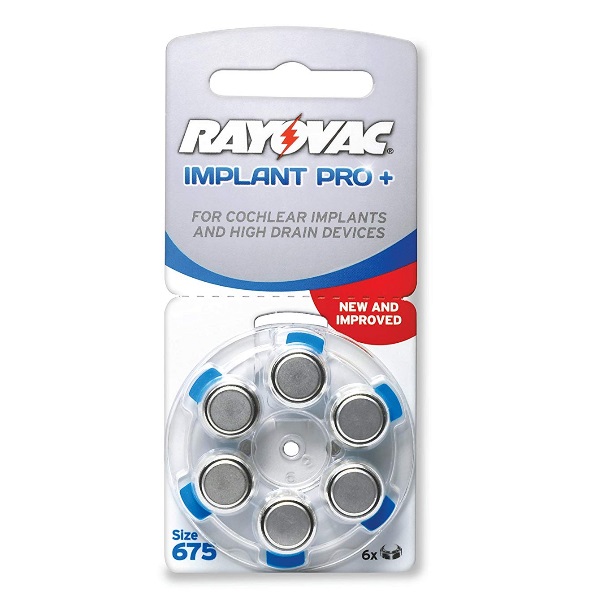 Baterija dzirdes aparātiem un implantiem Rayovac