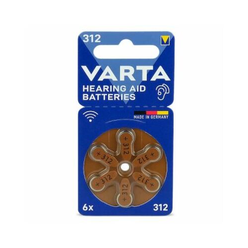 Baterija dzirdes aparātiem Varta PR41 (312