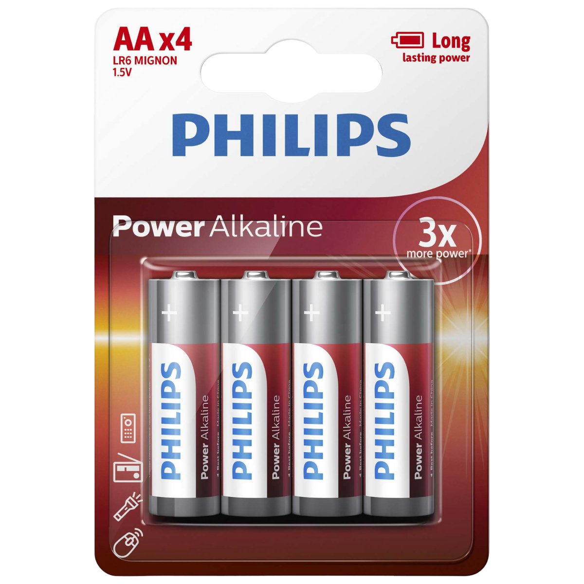 PHILIPS Baterija LR6/AA | 6959033840029 |