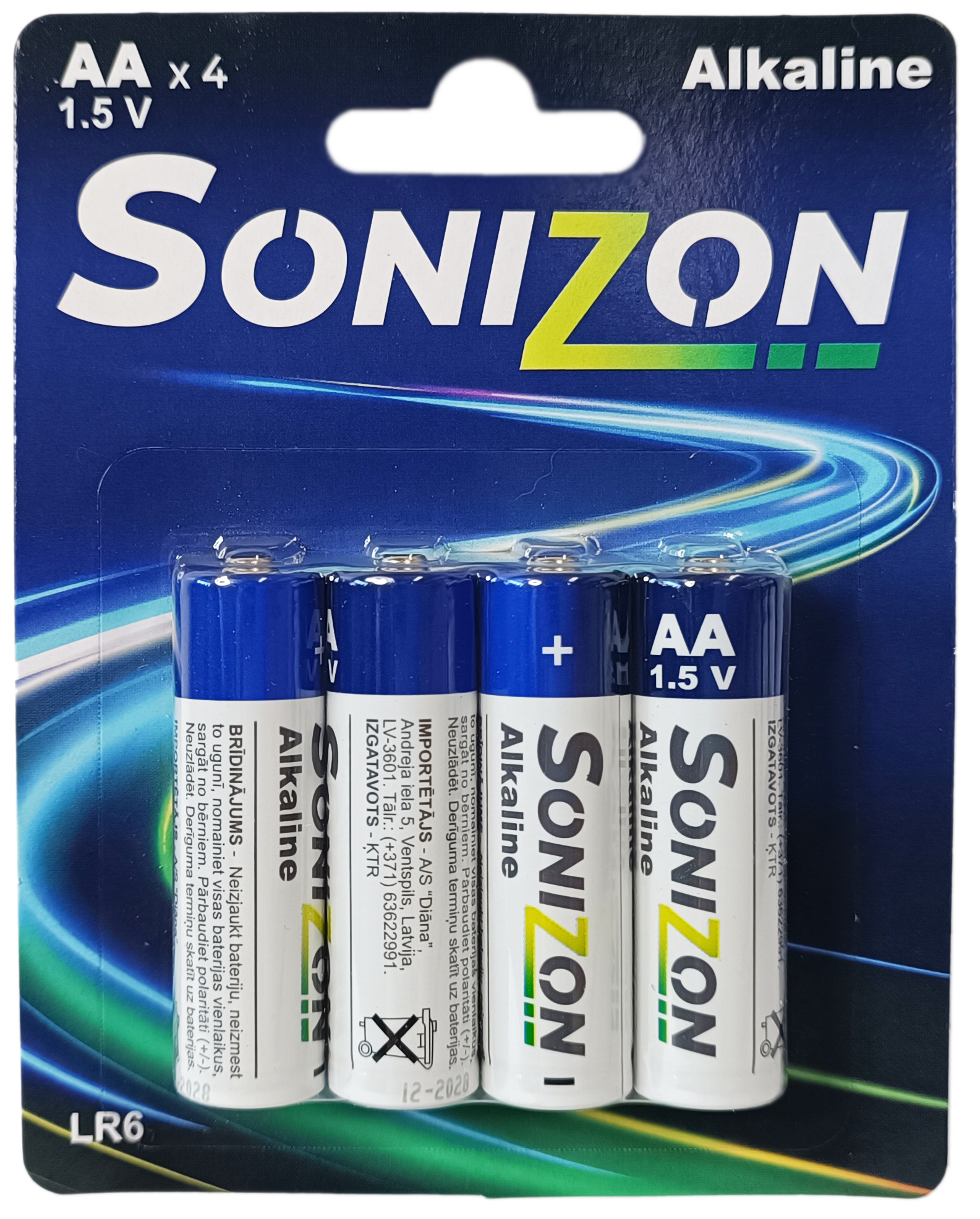 Baterija Sonizon AA 4gb | 4750959114872