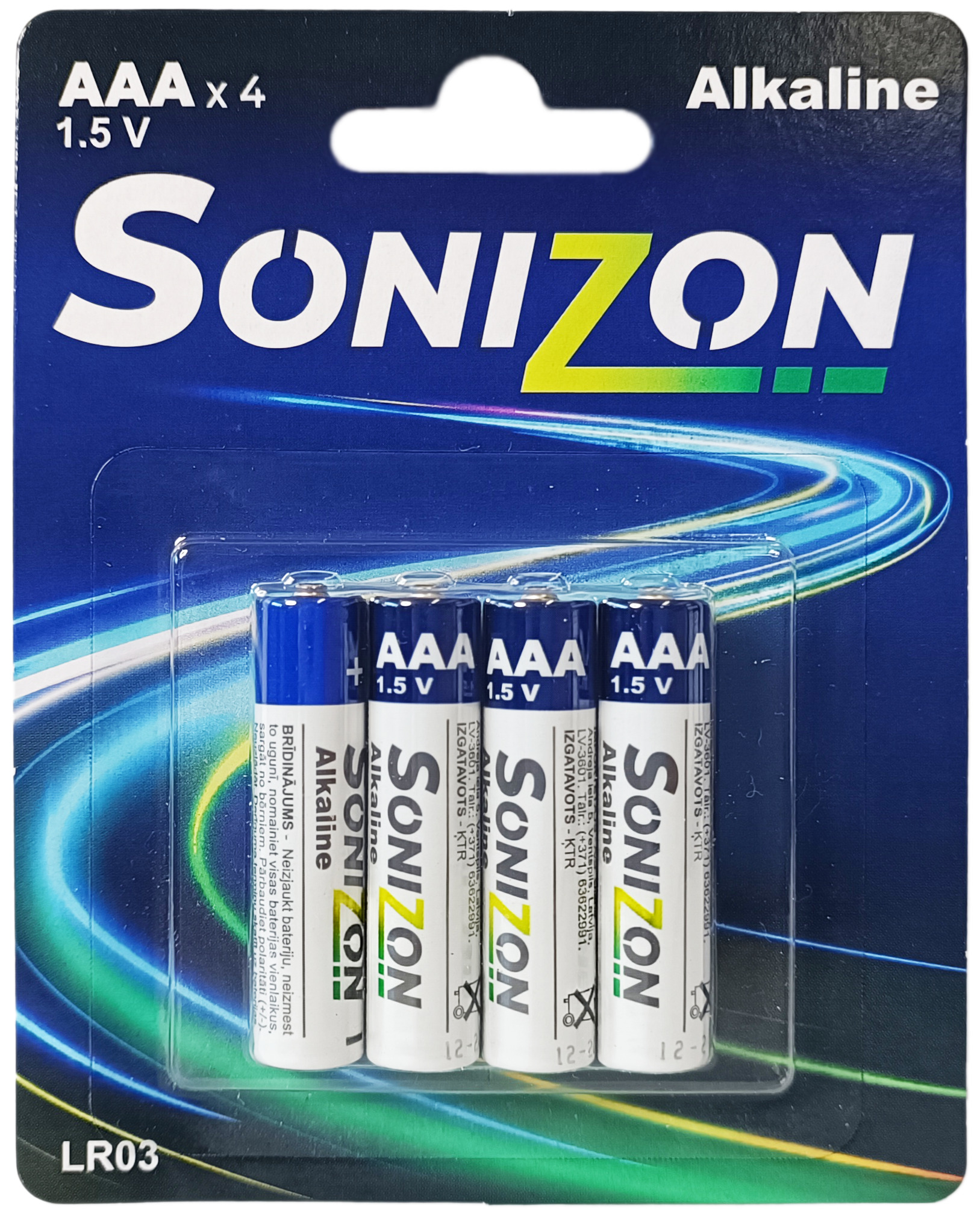 Baterija Sonizon AAA 4gb | 4750959114889