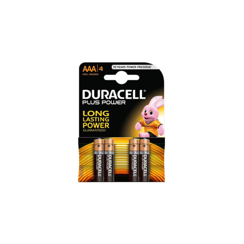 Baterijas Duracell AAA Alkaline 4-pack |