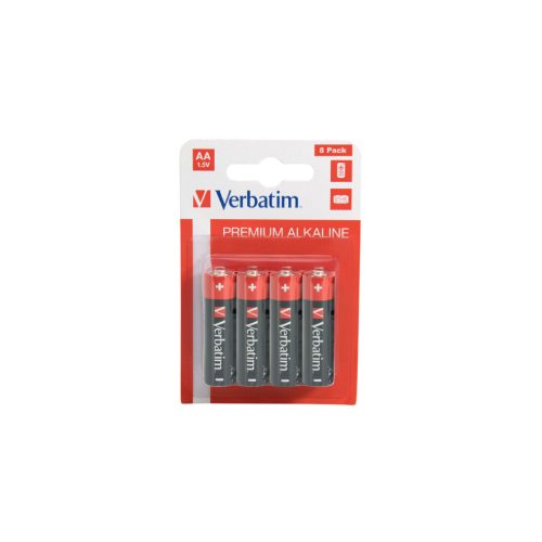 Baterijas Verbatim AA Premium Alkaline 8-Pack