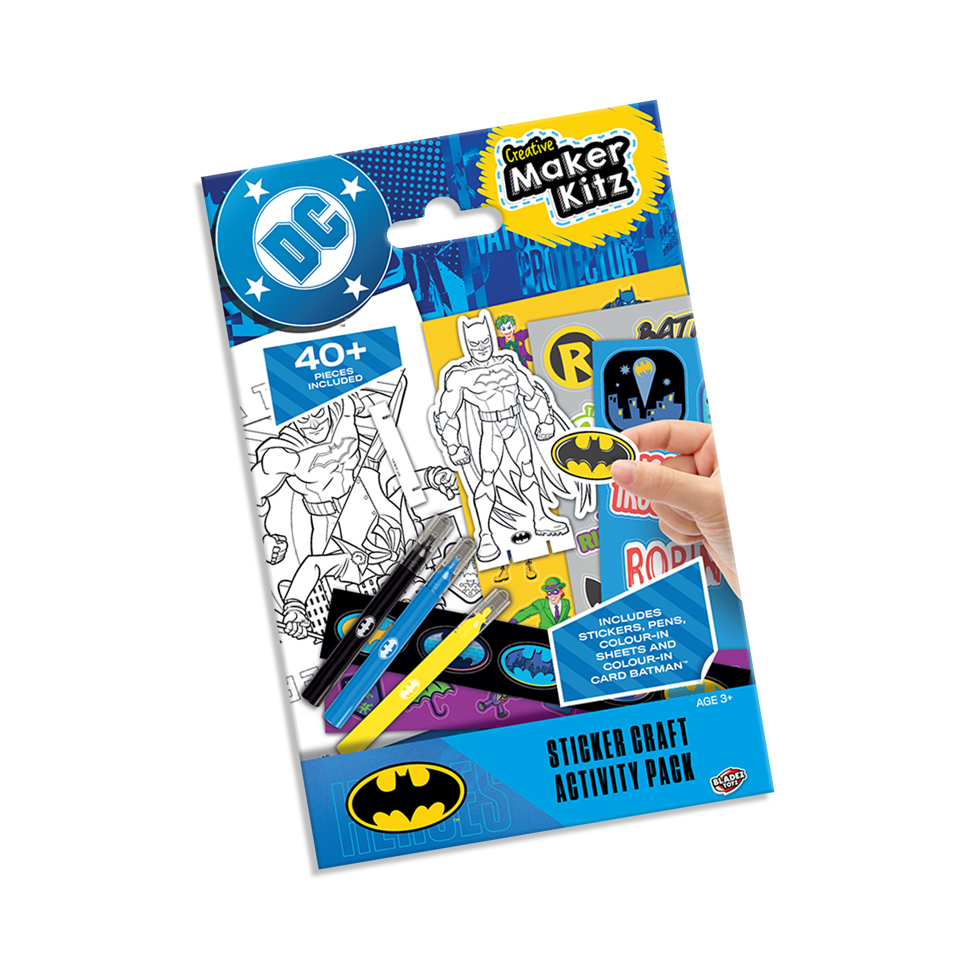 BLADEZ Batman uzlīmju aktivitāšu komplekts |