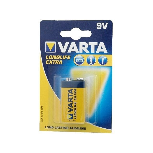 VARTA Battery: alkaline; 6F22; 9V; non-rechargeable